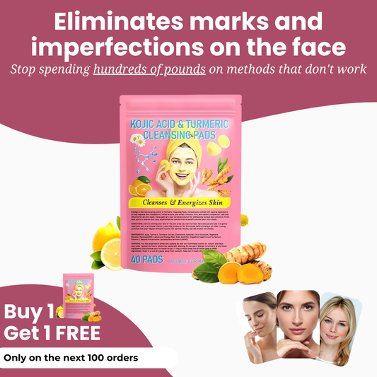 Brightening turmeric & kojic acid pads