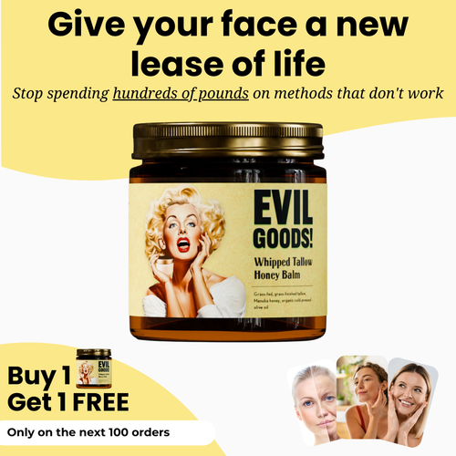 Evil Goods - Honey and Beef Tallow Anti-Aging Balm